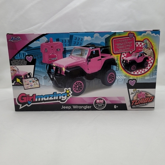 *FINAL PRICE* Girlmazing by Jada Toys R/C 2.4GHz Jeep Wrangler 1:16 Scale - Picture 1 of 6
